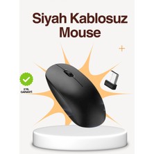 MiraLive Kablosuz Sessiz Mouse – Ayarlanabilir Dpı ve USB Bağlantılı