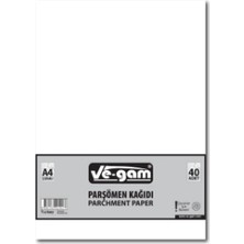 MiraLive A4 40 Parça  Çizgisiz Parşömen Kağıdı (K95)