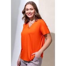 Eskişehir Mağazacılık 5034 Vedi x Lıfe V Yaka K.kol Tshırt