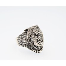 Silvalli 740 Kızılderili Başlı Gümüş Yüzük