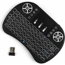 MiraLive Kablosuz Türkçe Q Klavye Rgb Işıklı Televizyon Ps3 Dokunmatik Mouse
