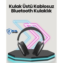 Belle Fusion Bfs Bluetooth V5.0 Kablosuz Kulak Üstü Kulaklık | Katlanabilir, Mikro USB Girişli