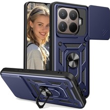 Apsuwa Xiaomi 15T Pro Kılıf Pars Yüzüklü Standlı + Ekran Koruyucu