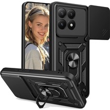 Apsuwa Xiaomi 15T Kılıf Pars Yüzüklü Standlı + Ekran Koruyucu