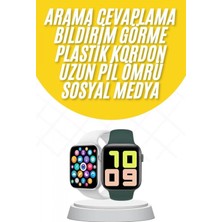MiraLive Akıllı Saat Uyku ve Sağlık Takibi Arama Cevaplama 44 mm Amoled Ekran