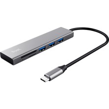 Mena Rise Halyx Hızlı Usb-C Hub ve Kart Okuyucu, USB 3.2 Gen 1, Sd ve Mikro Sd Kart Okuyucu 104 Mbit/s, (Mikro) Sd, Sdhc ve Sdxc, 2 Tb, Pc, Macbook, Chromebook, Laptop