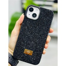 Mena Rise Go Aksesuar 13-14 ve 15 ile Uyumlu Elmas Tasarımlı Taşlı Işıltılı Parlak Pırlanta Silikon Kılıf