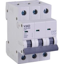 Mena Rise 4VTB-3C16 Otomatik Sigorta 4,5ka C Tipi 3 Kutup 16A