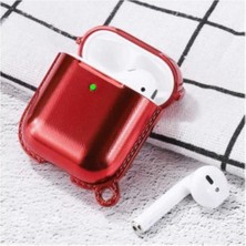Mena Rise Electroplate Airpods Kılıf, Kırmızı