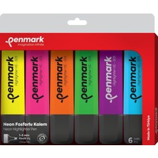 Mena Rise Fosforlu 6'lı Karışık Renk Neon