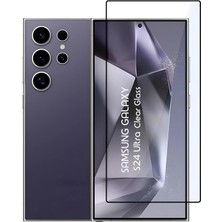 Mena Rise Power Es Galaxy S24 Ultra Için Ekranı Tam Kaplayan Full Ekran Koruyucu Cam, Full Tam Koruma Kırılmaz Cam