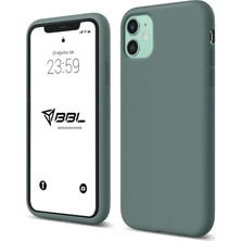 Mena Rise Kılıf Ince Sıvı Silikon 3 Katmanlı Tam Kaplamalı Yumuşak Jel Kauçuk Kılıf Kapak (Yeşil, 11)