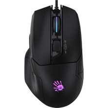 Mena Rise W70 Max 10000 Cpi 8 Tuş Optik Rgb-Uc3&4 Aktif Kablolu Siyah Gaming (Oyuncu) Mouse