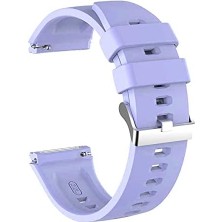 Mena Rise Ile Uyumlu Gt 2e Krd-26 Silikon Kordon, Mavi Açık