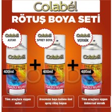 Colabel Peugeot Kod: Ewp Antatika Beyazı (Alp Beyazı) 400ML Sprey Rötuş Boya Seti