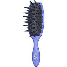 Mena Rise Wet Brush Tedavi Fırçası - Mor, Özel Bakım - Tüm Saç Tipleri - Spa Tedavisi Dökülmeyi ve Kırılmayı Azaltmaya Yardımcı Olur - Erkekler, Kadınlar, Erkek ve Kız Çocukları Için Ağrısız Tarak