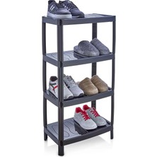 Mena Rise Plastik 4 Katlı Büyük Boy Ayakkablık