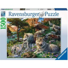 Mena Rise 165988 Kurtlar Yetişkin Puzzle, 1500 Parça
