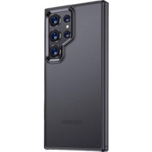 Mena Rise S24 Ultra Için Kılıf Frosted Frame Siyah [ S24 Ultra ile Uyumlu Kılıf - Siyah]
