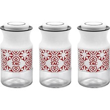 Mena Rise 3 Prç Küçük Beyaz/kirmizi