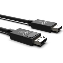 Mena Rise Inca Idpd-30 Displayport To Displayport 8k (7680 x 4320) @60 Hz Kablo 2m - Siyah, Tüm Displayport Cihazlarla Uyumlu, Yüksek Yenileme Hızı,net ve Pürüzsüz Görüntü