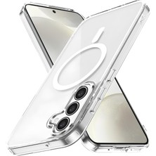 Piyasa Sepeti Galaxy A56 Şeffaf Mika Sararmaz Sert Magsafe Kılıf