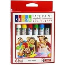 Mena Rise Südor Yüz Boyası 6’lı YB01 Çok Renkli