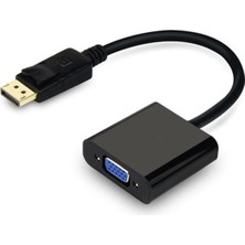 Mena Rise 4557 Displayport To VGA Çevirici Dönüştürücü Kablo Adaptörü