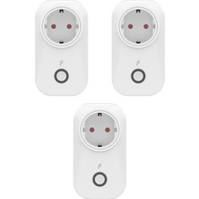 Mena Rise Akım Korumalı Priz 3'lü Set (16 Amper), Wifi, Uzaktan Kontrol, Enerji Tüketim Takibi