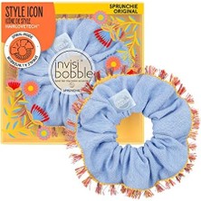 Mena Rise Invisibobble Sprunchie ''hola Lola'' Limited Collection Flores & Bloom - Kumaş Kaplı Saç Tokası