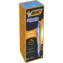Kitabevimden Bic Jel Kalem Basmalı Gelocıty Hızlı Kuruyan 0.7 mm 12 Li Turkuaz