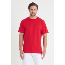 Windy Island Unisex Bisiklet Yaka Regular Fit Basic  % 100 Pamuk T-Shirt