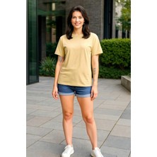 Windy Island Unisex Bisiklet Yaka Regular Fit Basic  % 100 Pamuk T-Shirt