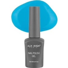 Mena Rise Alıx Avıen Gök Mavi Kalıcı Oje 86-Yoğun Renk Veren Jel Oje 12 Ml-Nail Uv Gel Polish 86