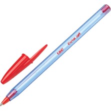Kitabevimden Bic Tükenmez Kalem Cristal Soft 1.0 mm Bilye Uç Kırmızı- ( 50 Li Kutu ) 918520