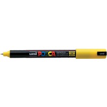 Kitabevimden Uni-Ball Markör Boyama Posca Su Bazlı Poster 0.7 mm Sarı Pc-1mr-6-Pkt