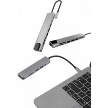 MiraLive Çevirici Dönüştürücü Adaptör Macbook 3 In 1 Type-C To Hdmı USB 3.0
