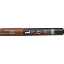 Kitabevimden Uni-Ball Markör Boyama Posca Su Bazlı Poster 0.7 mm Kahverengi Pc-1m-6-Pkt
