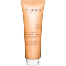 Mena Rise Clarins Tek Adımda Nazik Peeling Temizleyici | 3'ü 1 Arada Temizleyici, Makyaj Temizleyici ve Eksfoliye Edici | Parlaklığı Artırır | Bitki Bazlı Peeling Boncukları | Tüm Cilt Tipleri | 4.5oz