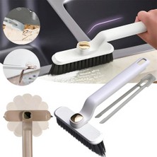 Mena Rise Lüks Sert Kıllı Köşe, Aralık, Derz,, Mutfak, Lavabo, Ayakkabı, Halı Temizleme Fırçası, Cımbızlı Fırça, 360 Derece Dönebilen, Dekoratif Temzilik Fırçası