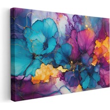 Artarilion Yatay Kanvas Tablo Renk Cumbusu Modern Duvar Tablosu Kanvas Salon Ofis Tablosu