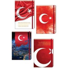 Kitabevimden Keskin Color Defter Ciltli Lastikli Bayrak 17X24 96 Yp Çizgili 415611-99