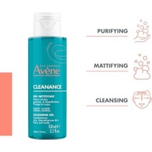 Mena Rise Avene Avene Cleanance Gel Nettoyant - Yüz ve Vücut Temizleme Jeli 100ML 1 Paket (1 x 1 Adet)