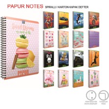 Kitabevimden Gıpta Papur Notes Spiralli Karton Kapak Defter A4 120 Yp Kareli 4967
