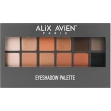 Mena Rise Alıx Avıen 12LI Far Paleti - Eyeshadow Palette 555 Coffee Time 15,6 G