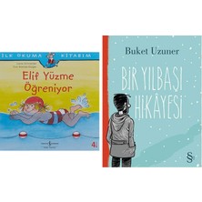 Everest Yayınları Elif Yüzme Öğreniyor: Ilk Okuma Kitabım + Bir Yılbaşı Hikayesi