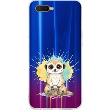 PrintiFy Oppo Rx 17 Neo ile Uyumlu Splash Mirket Tasarımlı Slimfit Şeffaf Silikon Kılıf