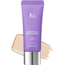 Mena Rise Mıssha Yaşlanma Karşıtı Bakım ve Aydınlık Görünüm Sunan M Perfect Cover Serum Bb Cream (No:21)