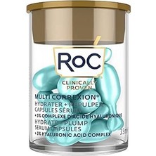 Mena Rise Roc - Multi Correxion Hydrate + Plump Serum - Maksimum Dolgunlaştırıcı Etki - Cildin Nem Içeriğini Artırır - Kapsüller 10 Adet