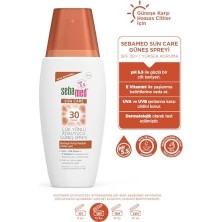 Mena Rise Sebamed Sun Care Spf 30 Uva/uvb Filtresi ve E Vitamini Üçlü Yüksek Koruma Çok Yönlü Güneş Spreyi 150 ml